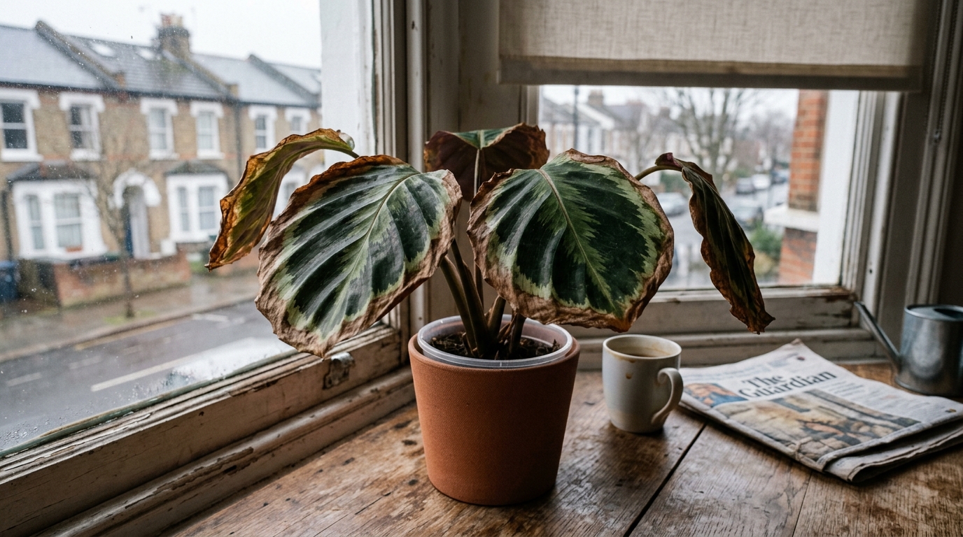Calathea Leaves Turning Crispy: How to Stop the Browning