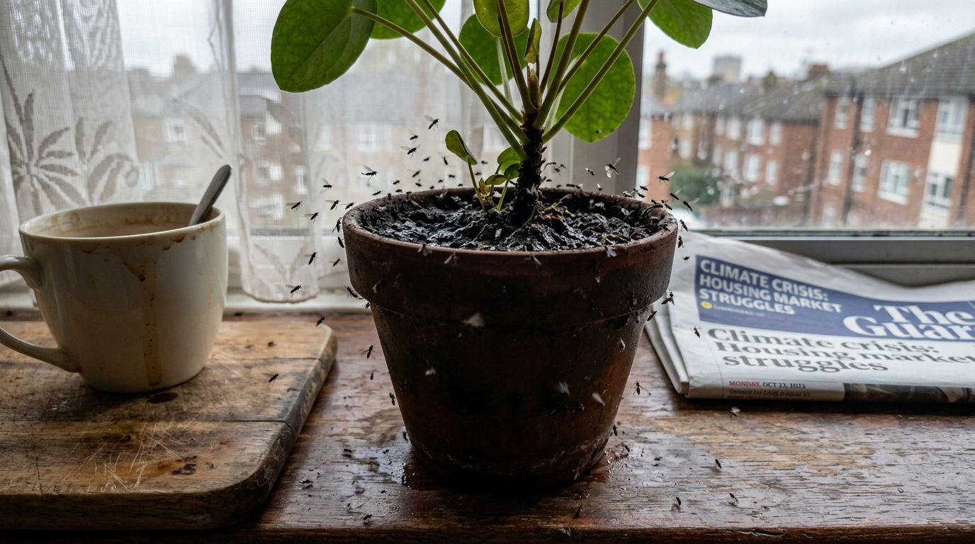 How to Get Rid of Fungus Gnats in Houseplant Soil (UK Guide)